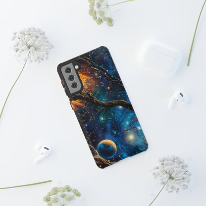 Galaxy-Themed Phone Case, Astronaut Gift, Space Lover Accessory, Unique Phone Cover, Cosmic Art Case