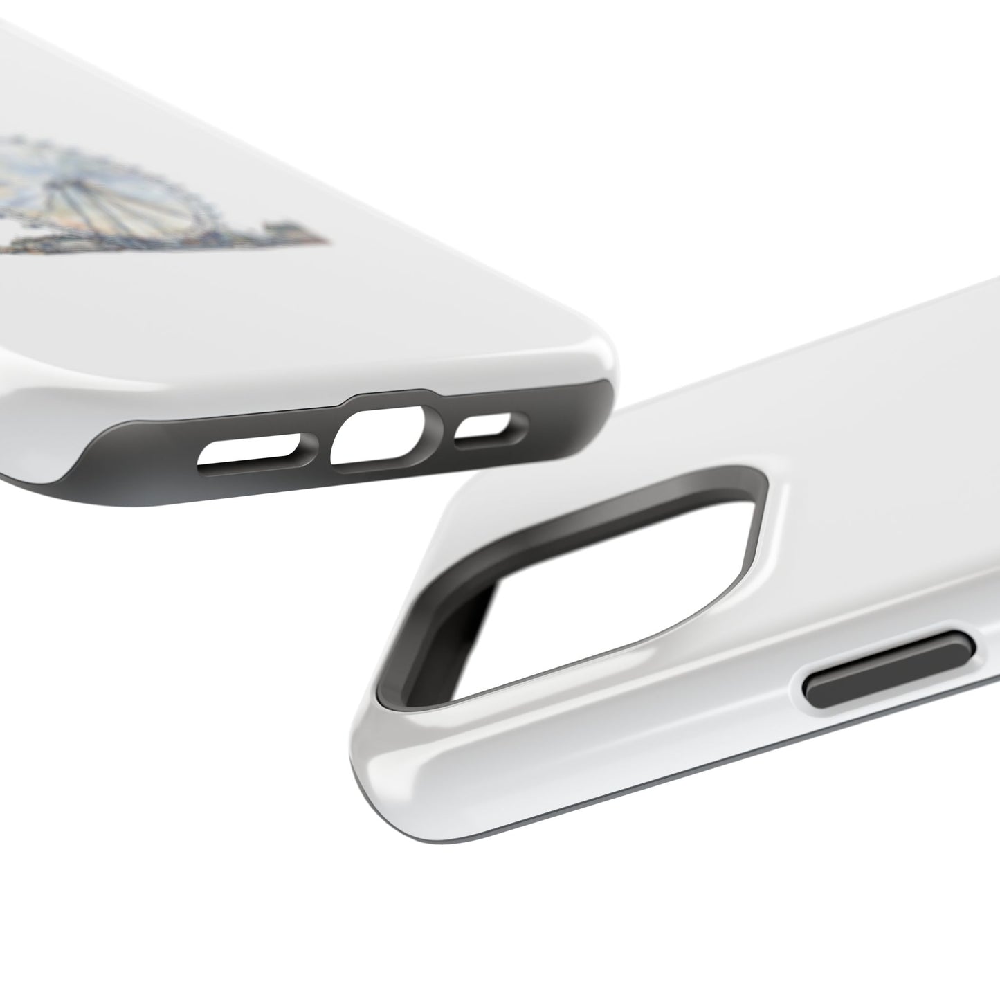 Stylish Magnetic Phone Cases with London Eye Design, Custom Phone Covers, Unique Gift for Travelers, Chic Electronic Accessories