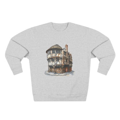 Unisex Crewneck Sweatshirt - London Pub Interior British Tavern