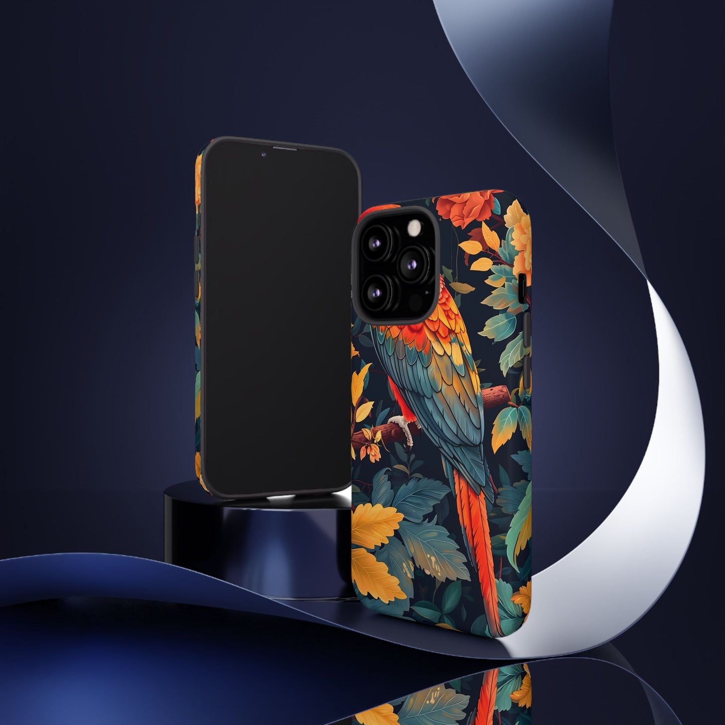 Vibrant Parrot Phone Case - Tough, Stylish, Nature-Inspired, Tropical, Wildlife, Perfect Gift, Summer Vibes