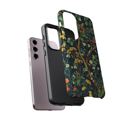 Floral iPhone Case, Nature Inspired Tough Case, Botanical Phone Cover, Eco-Friendly Gift, Unique Floral Design