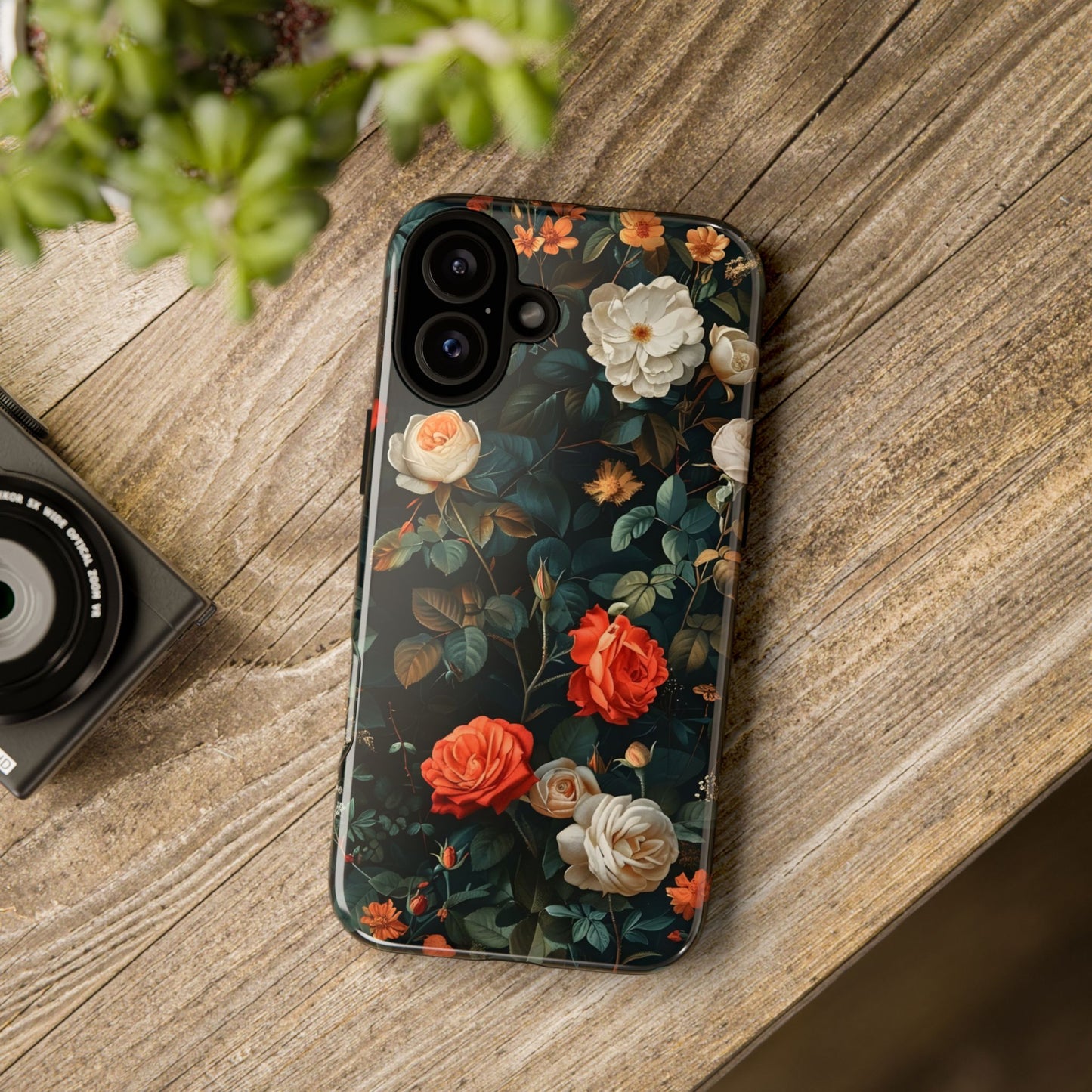 Floral Phone Case | Tough Cases with Elegant Design | Gift for Her, Mother's Day, Birthdays, Personalized, Trendy Tech Accessories