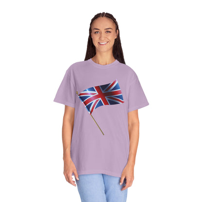 Unisex Garment-Dyed T-shirt - Emblem of Unity - The British Flag