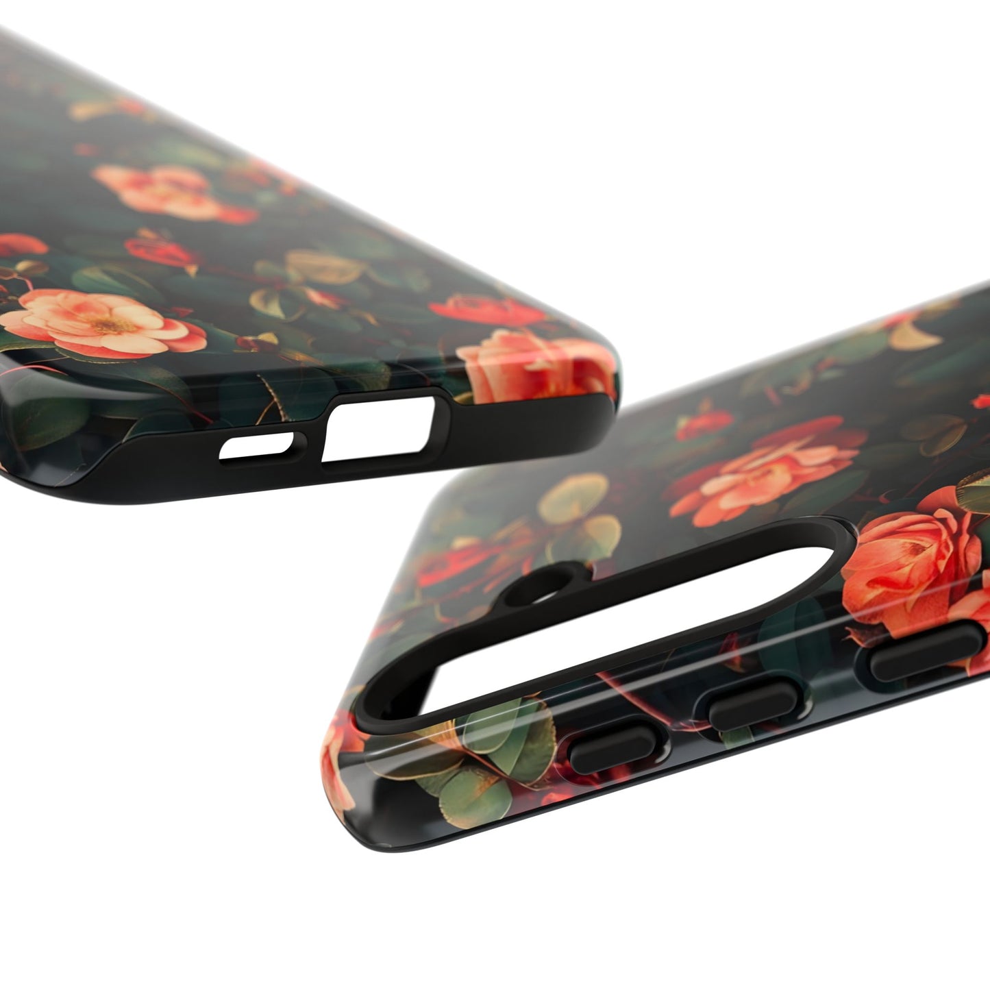 Floral Phone Case - Elegant Floral Design, Tough Protective Case, Perfect Gift for Her, Trendy Phone Accessories, Mother’s Day, Birthday