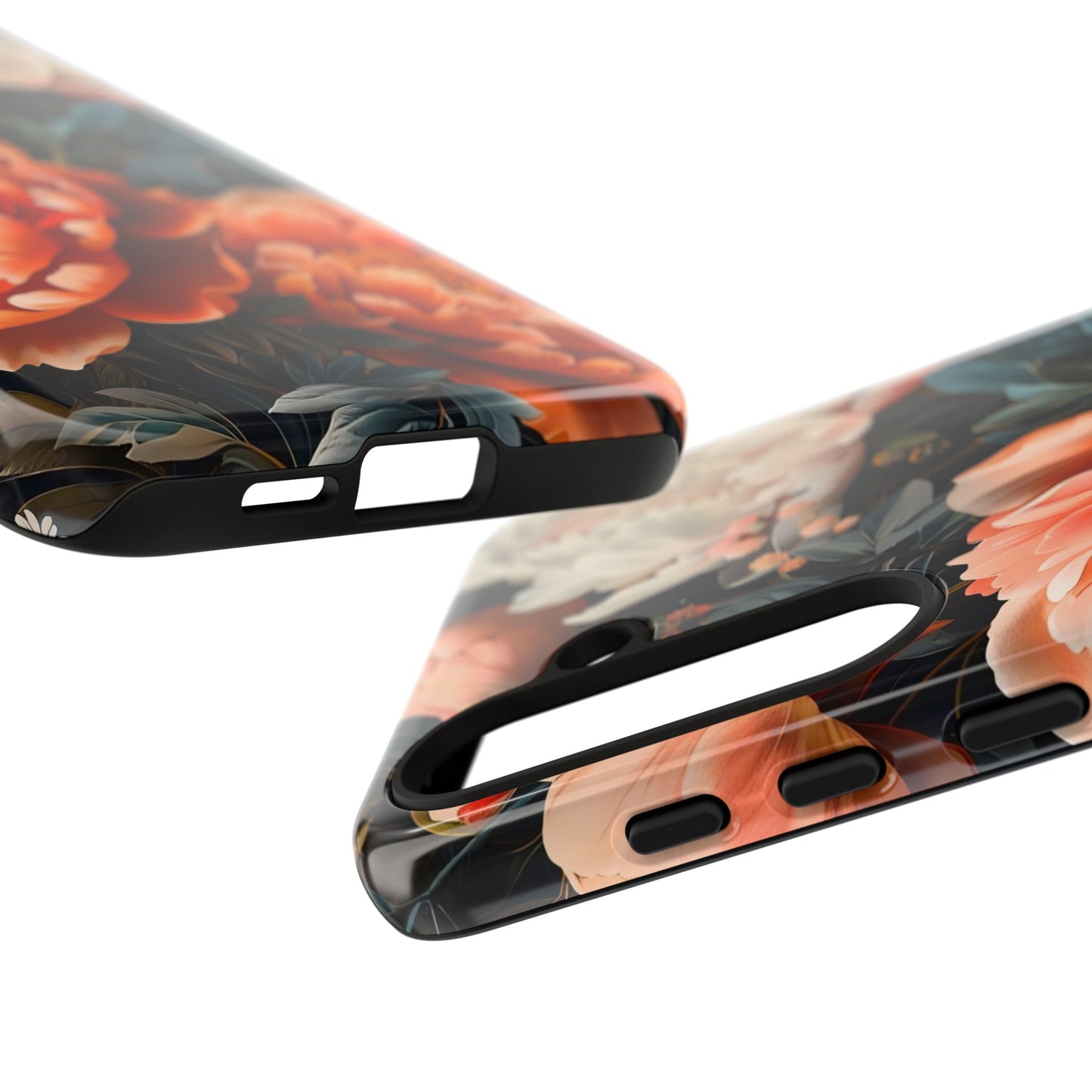 Floral Phone Case - Tough Cases, Durable Cover, Flower Design, Unique Gift, Phone Accessories