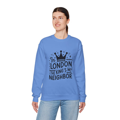 Unisex Heavy Blend™ Crewneck Sweatshirt - King is my Neighbour in London