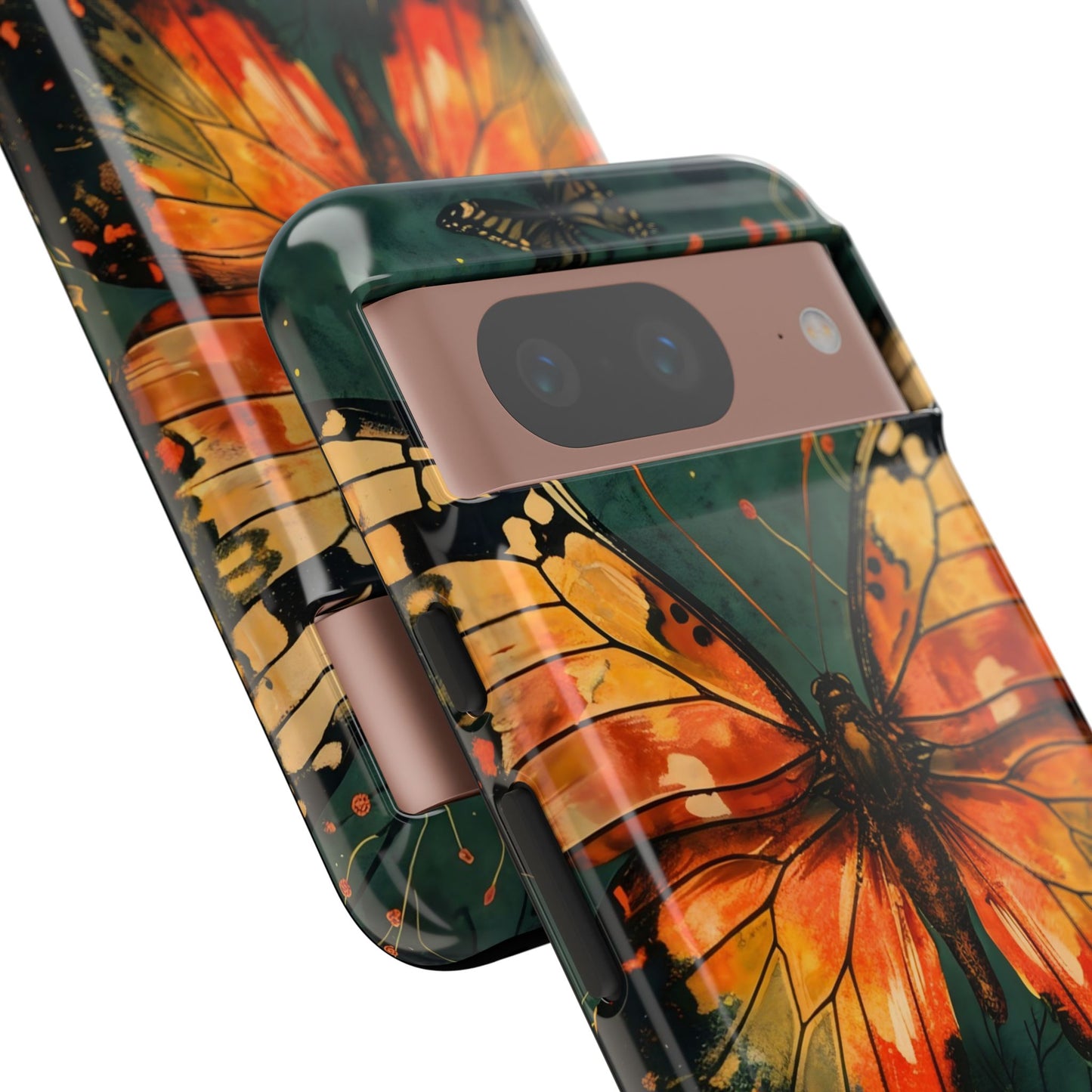 Butterfly Phone Case – Tough Cases for Nature Lovers, Floral Design, Butterfly Art, Unique Gift, Eco-Friendly Protection