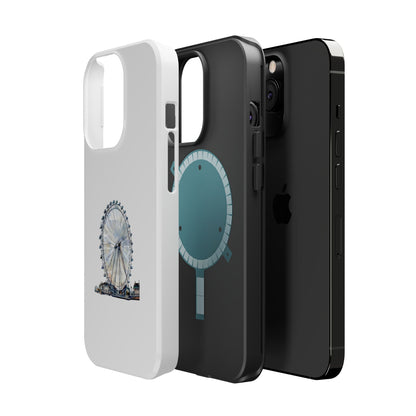 Stylish Magnetic Phone Cases with London Eye Design, Custom Phone Covers, Unique Gift for Travelers, Chic Electronic Accessories