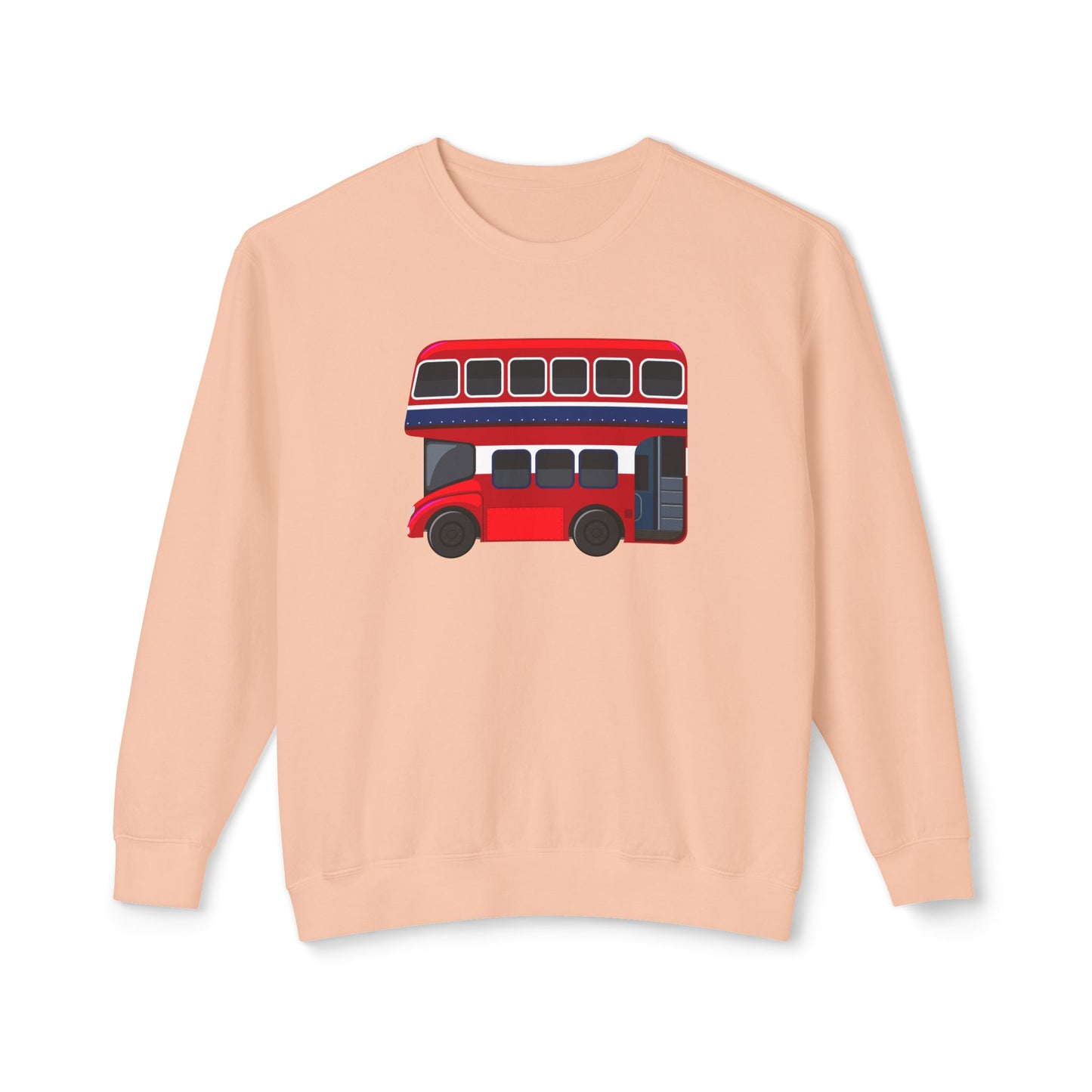 Unisex Lightweight Crewneck Sweatshirt - British English Bus