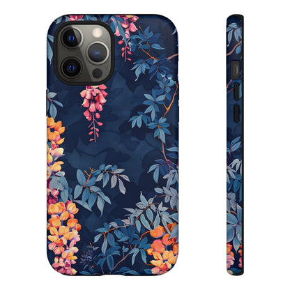 Floral iPhone Case, Tough Phone Cover, Gift for Her, Nature Lover Accessory, Spring Decor, Unique Floral Design