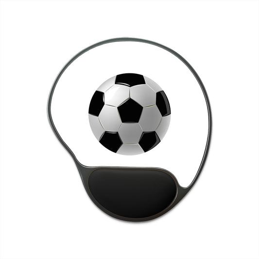 Soccer Themed Mouse Pad With Wrist Rest, Comfortable Mouse Mat for Gamers and Soccer Lovers, Office Gift, Sports Decor, Ergonomic Design