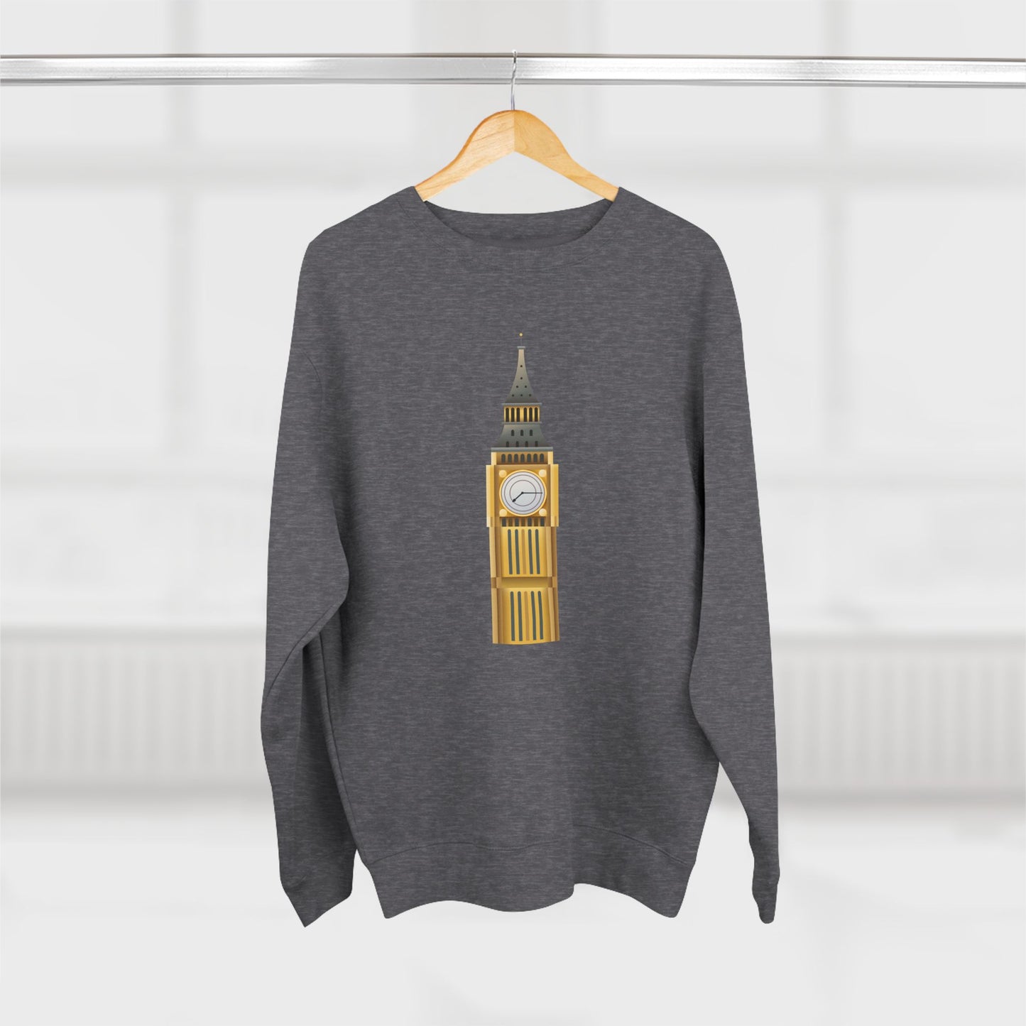 Unisex Crewneck Sweatshirt - Iconic Big Ben Clock Tower