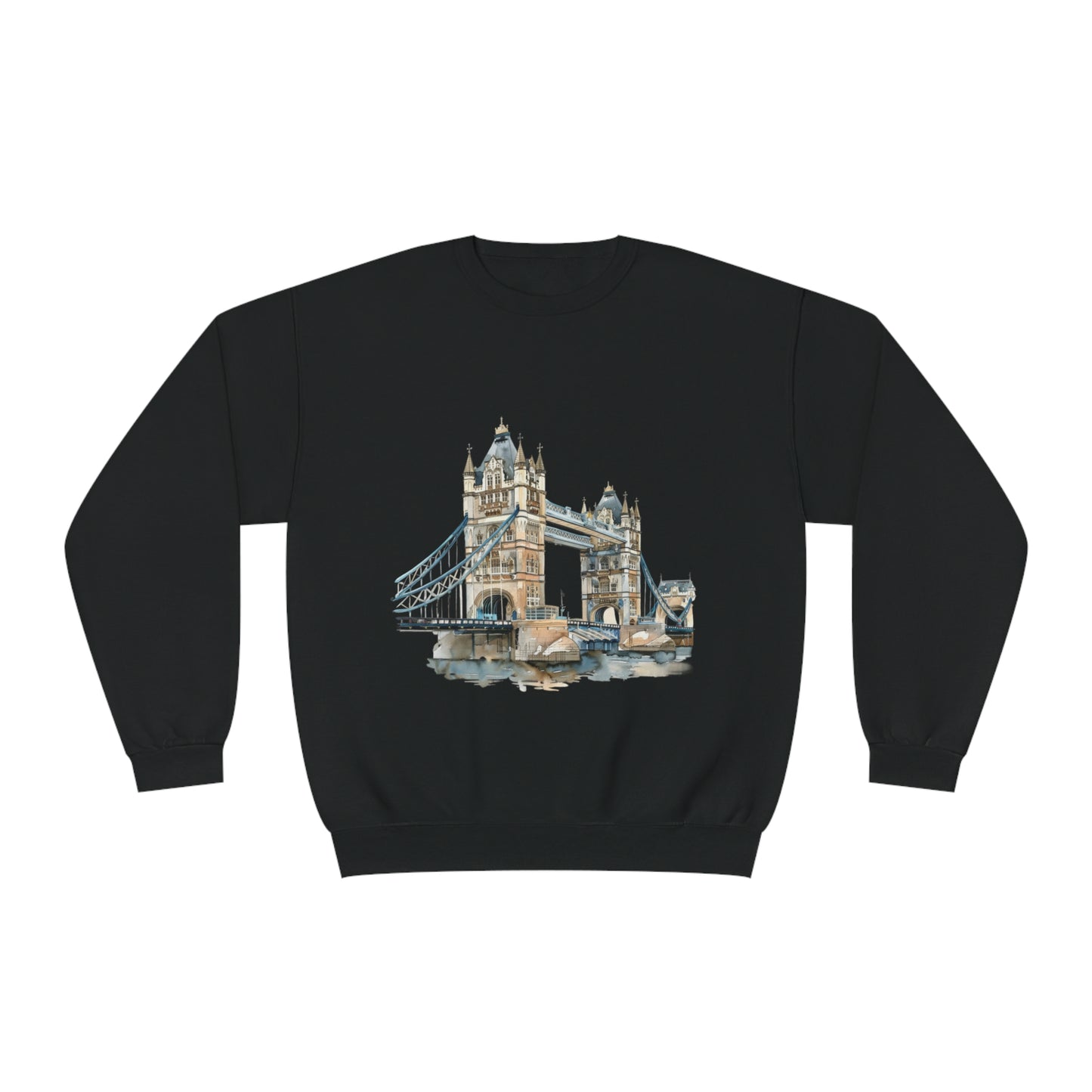 Unisex NuBlend® Crewneck Sweatshirt - London Bridge - Iconic Landmark