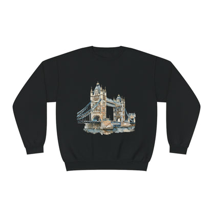 Unisex NuBlend® Crewneck Sweatshirt - London Bridge - Iconic Landmark