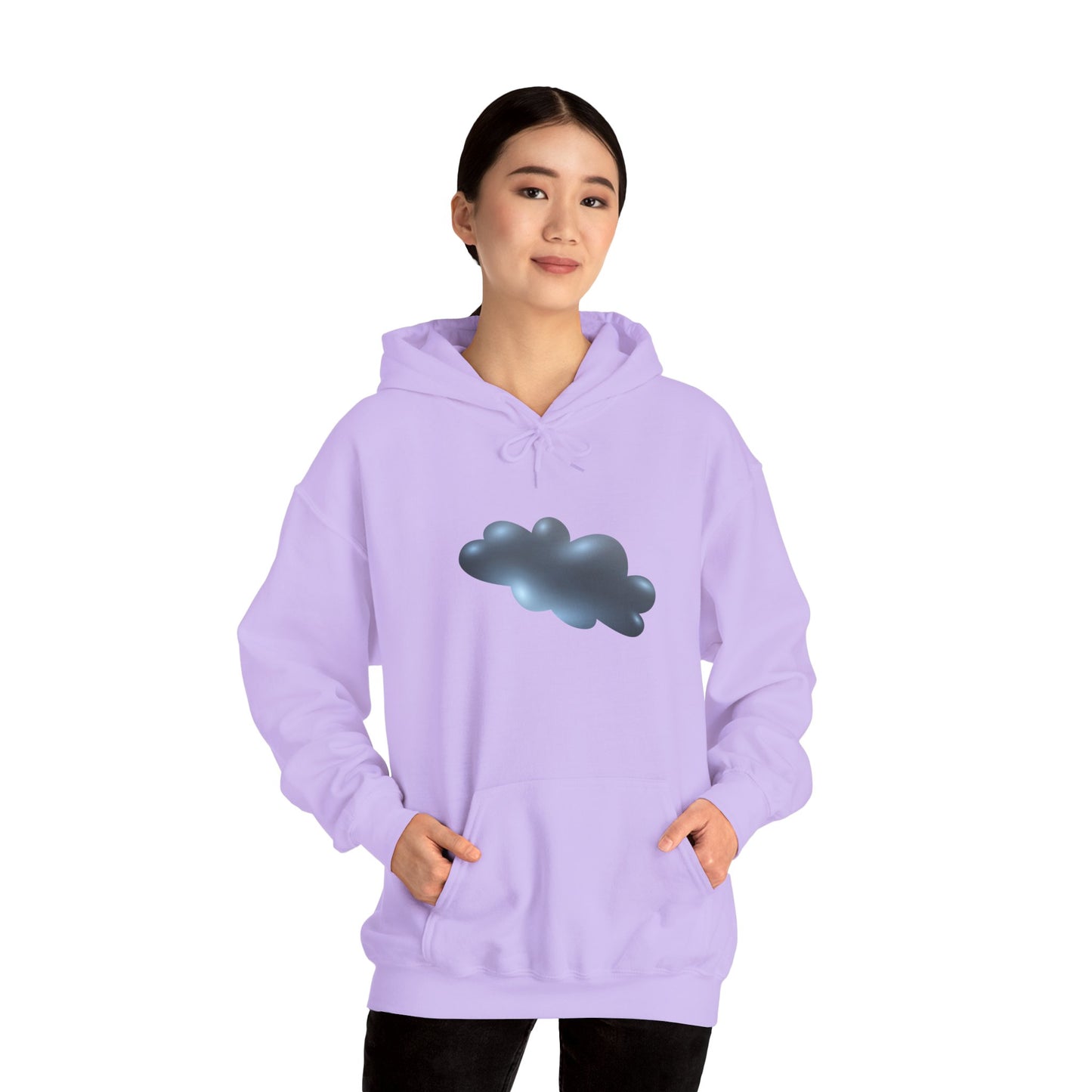 Unisex Heavy Blend™ Hooded Sweatshirt - Serene Cloudscape - Dreamy Cloud Design