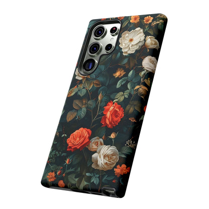 Floral Phone Case | Tough Cases with Elegant Design | Gift for Her, Mother's Day, Birthdays, Personalized, Trendy Tech Accessories