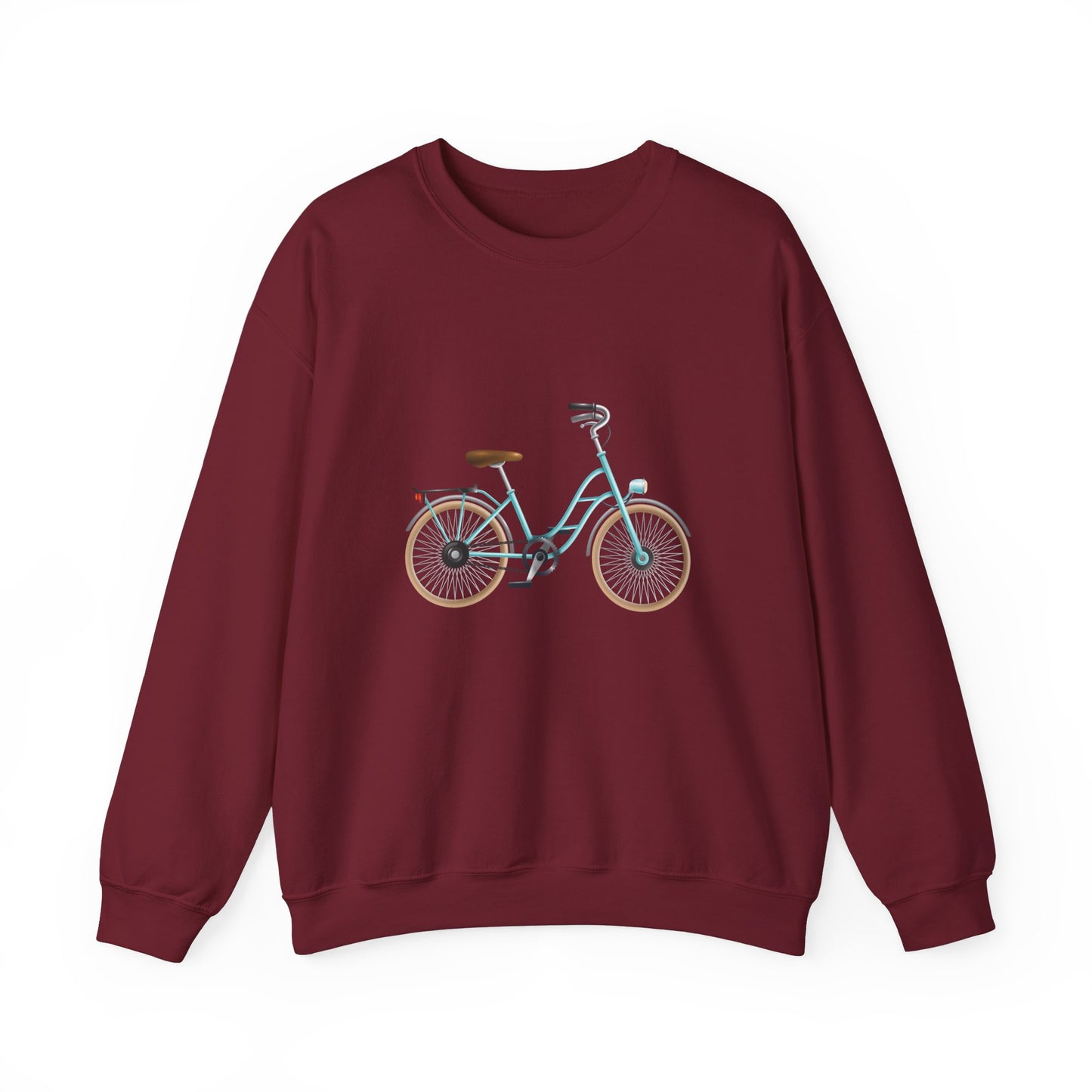 Unisex Heavy Blend™ Crewneck Sweatshirt Adorable - London's Style Classic Bicycle