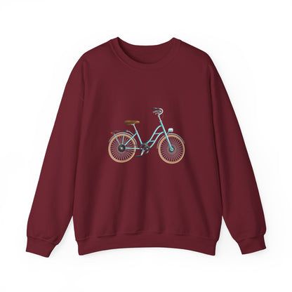 Unisex Heavy Blend™ Crewneck Sweatshirt Adorable - London's Style Classic Bicycle