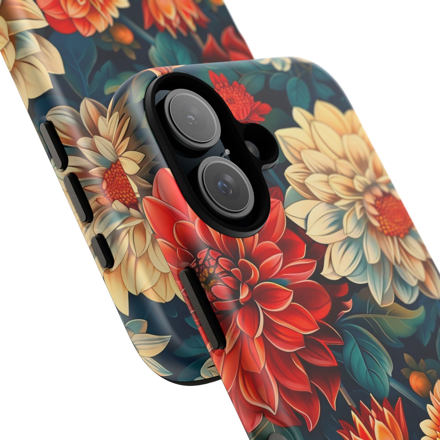 Floral Phone Case - Vibrant Tough Cases, Stylish Floral Cell Phone Cover, Gift for Her, Trendy Phone Accessory, Flower Design