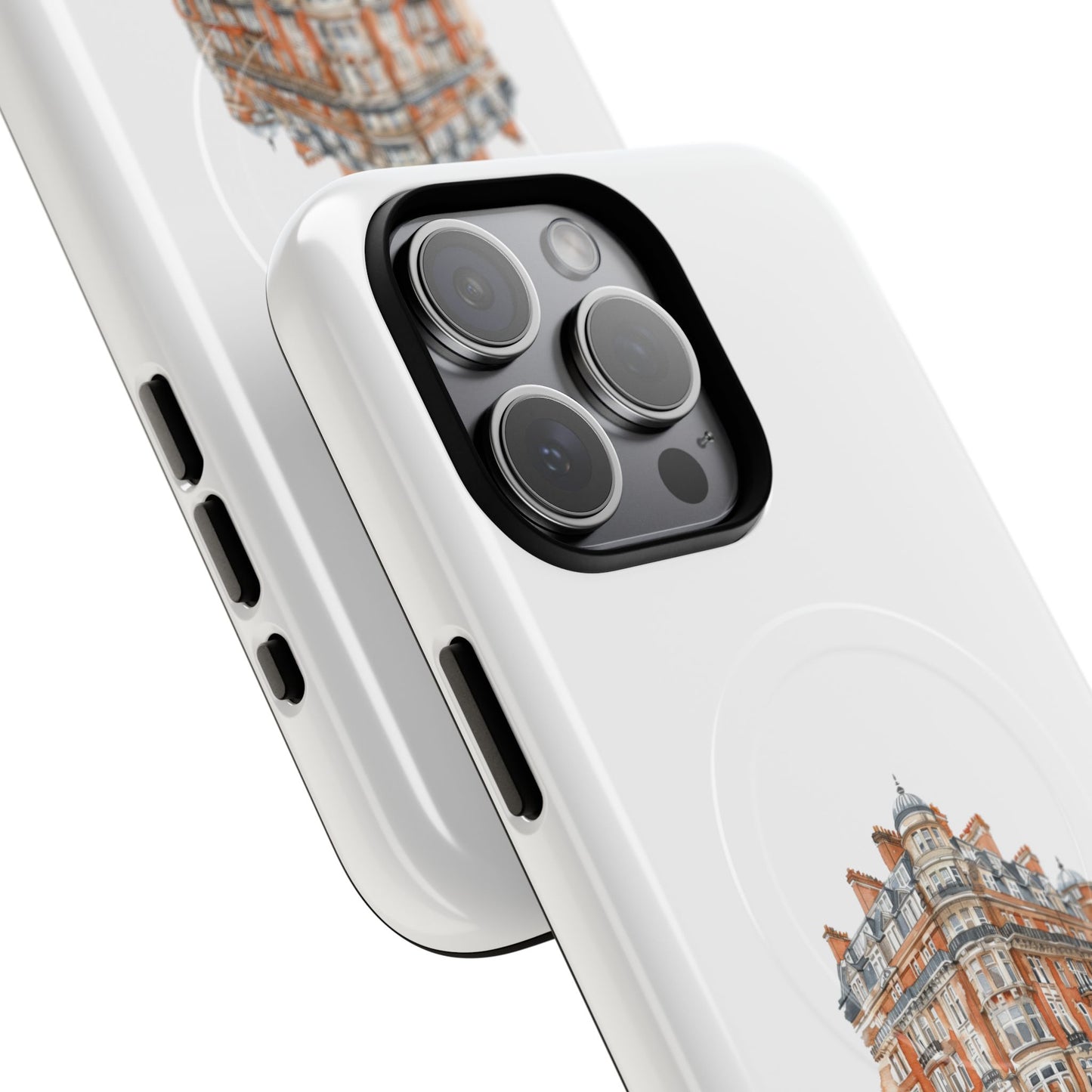 Elegant Tough Magnetic Case with Urban Design, Phone Case, Smartphone Protector, Gift for Her, Unique Tech Accessories