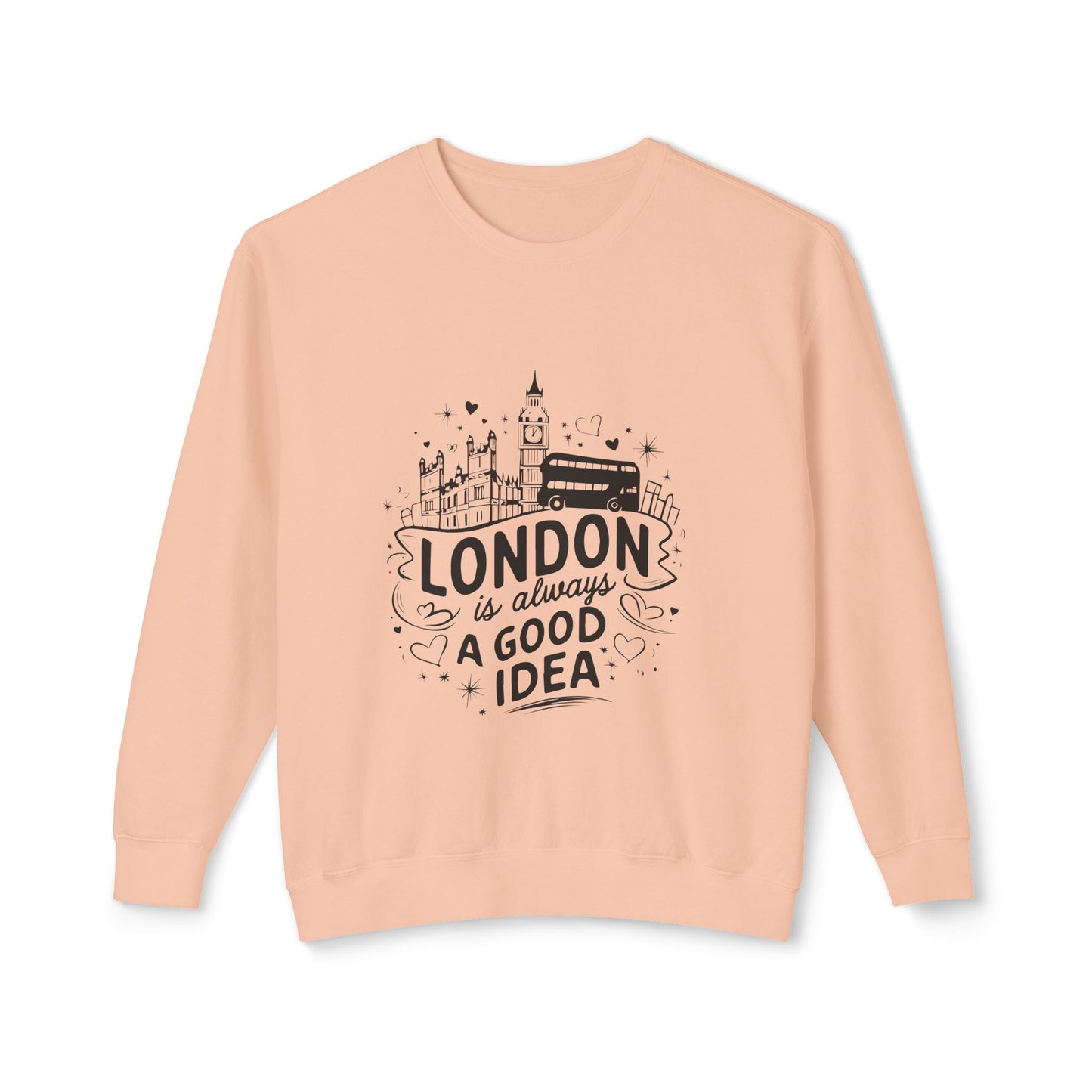 Unisex Lightweight Crewneck Sweatshirt - London is always a good idea