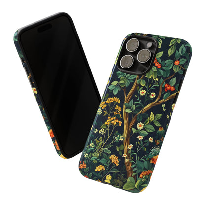 Floral iPhone Case, Nature Inspired Tough Case, Botanical Phone Cover, Eco-Friendly Gift, Unique Floral Design