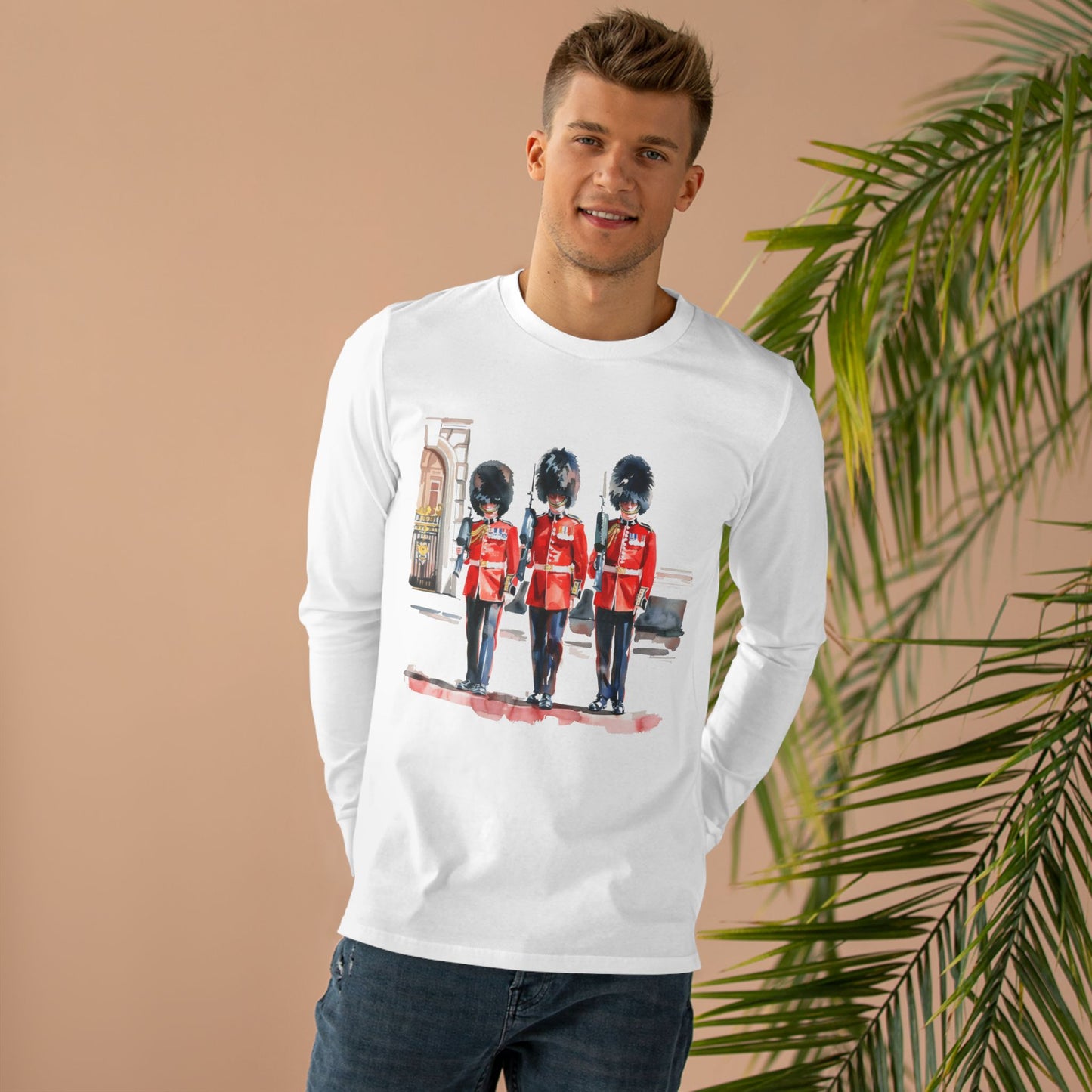 Men’s Base Longsleeve Tee - Red Jacket - Bodmin Keep: Cornwall's Army Museum