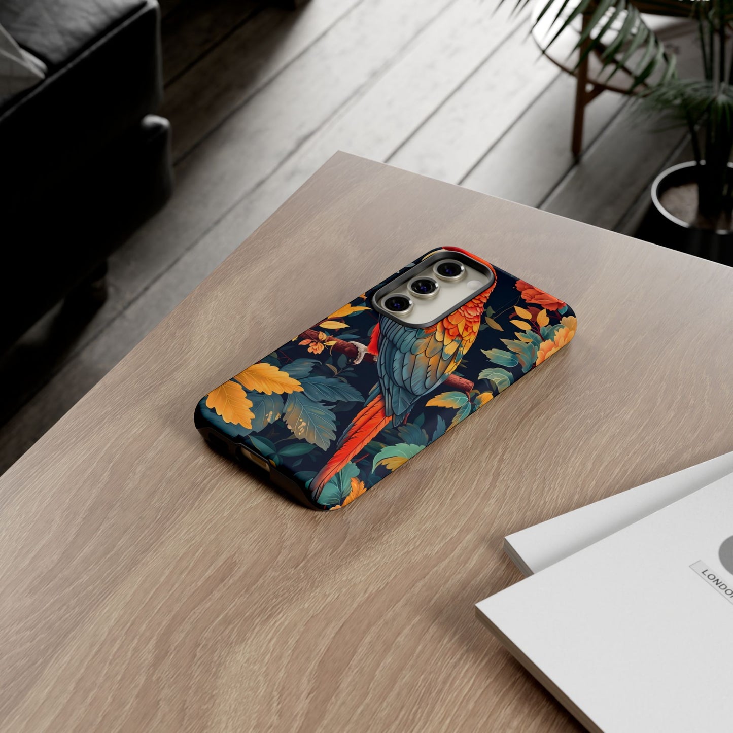 Vibrant Parrot Phone Case - Tough, Stylish, Nature-Inspired, Tropical, Wildlife, Perfect Gift, Summer Vibes
