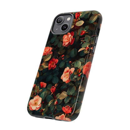 Floral Phone Case - Elegant Floral Design, Tough Protective Case, Perfect Gift for Her, Trendy Phone Accessories, Mother’s Day, Birthday