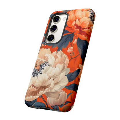 Floral Tough Case, Durable Floral Phone Case, Stylish Protection Case, Gift for Her, Spring Accessories, Mother’s Day Gift
