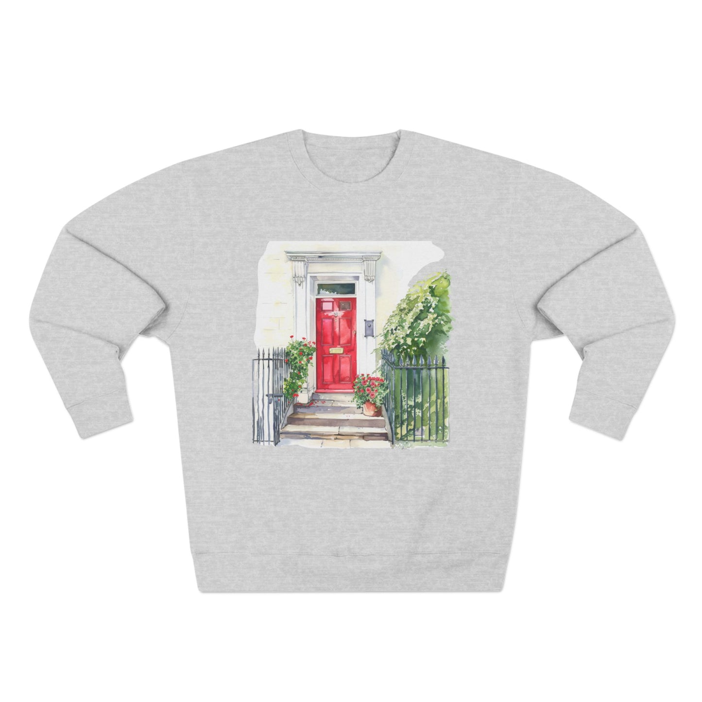 Unisex Crewneck Sweatshirt - Street London Aesthetics Urban Charm and Classic City Vibes