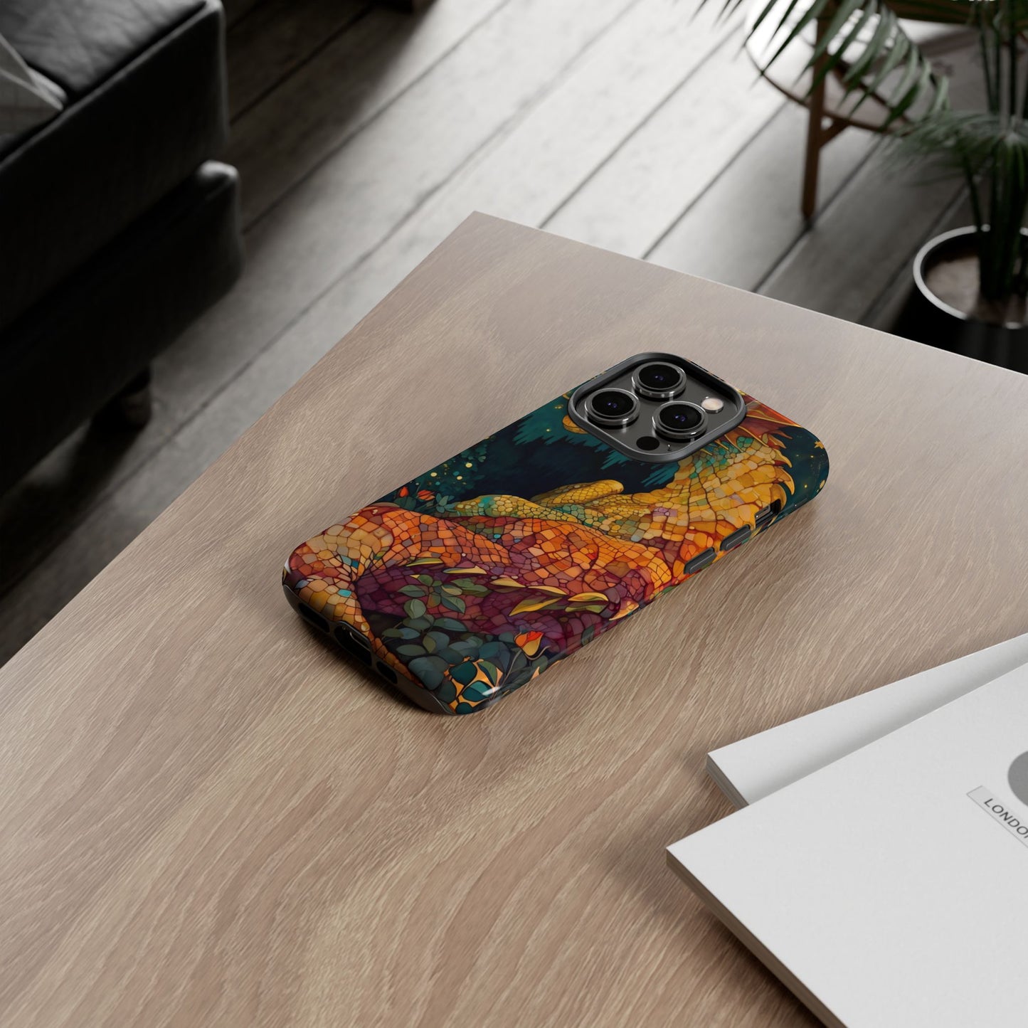 Dragon Art Phone Case, Tough Phone Cover, Fantasy Gift, Unique Mobile Accessory, Dragon Lover Gift, Stylish Protection