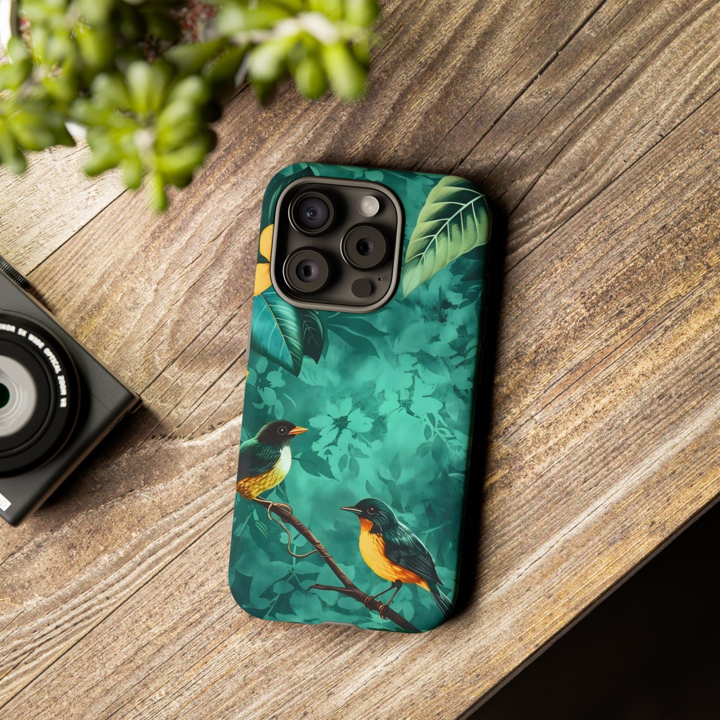 Tough Cases Phone Case - Elegant Bird Design, Nature Lover Gift, Wildlife Art, Tropical Decor, Eco-Friendly Accessory