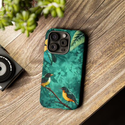 Tough Cases Phone Case - Elegant Bird Design, Nature Lover Gift, Wildlife Art, Tropical Decor, Eco-Friendly Accessory