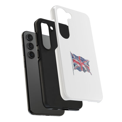 Stylish Tough Phone Case with British Flag Design - Durable & Protective Cover