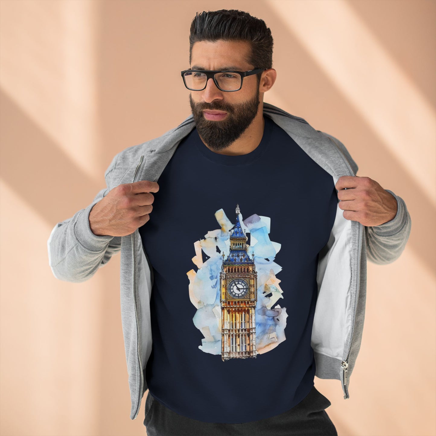 Unisex Crewneck Sweatshirt - Iconic Big Ben Clock Tower