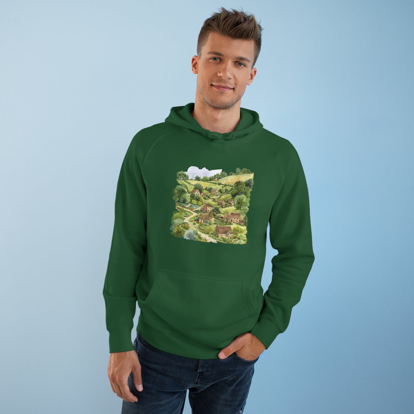 Unisex Hoodie - British Culture and Natural Beauty