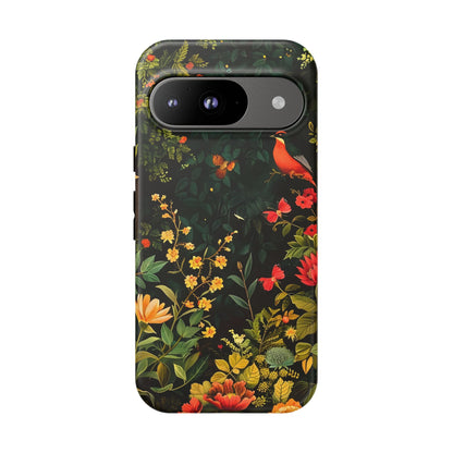 Floral Tough Phone Case, Nature-Inspired Design, Ideal for Garden Lovers, Gift for Birthdays, Christmas, Eco-Friendly Accessory