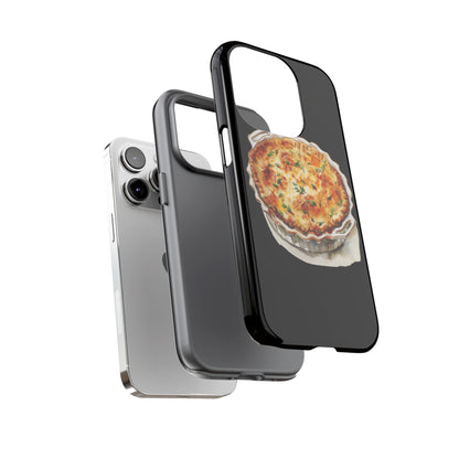 Quiche Phone Case - Funky Kitchen Decor, Foodie Gift, Chef Accessories, Culinary Art, Quirky Phone Cover