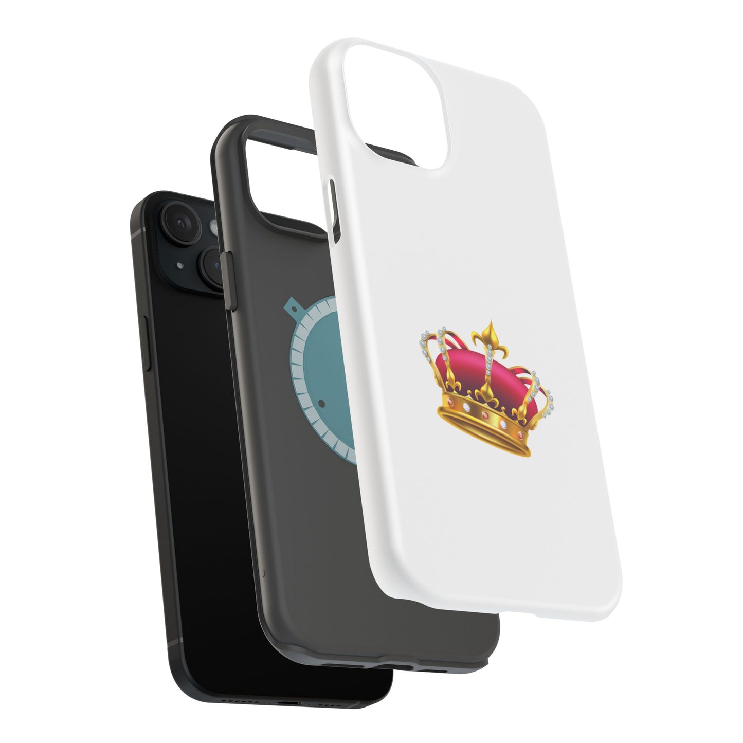 Crown Magnet Phone Cases, Trendy iPhone Covers, Gifts for Her, Birthday Accessories, Unique Custom Cases, Stylish Phone Protection