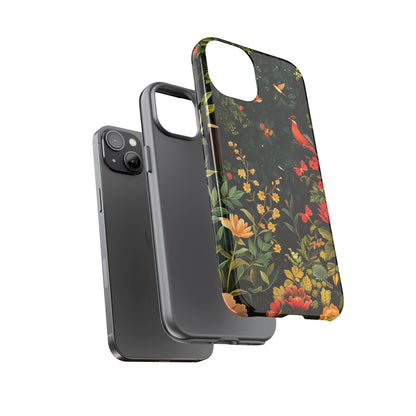 Floral Tough Phone Case, Nature-Inspired Design, Ideal for Garden Lovers, Gift for Birthdays, Christmas, Eco-Friendly Accessory