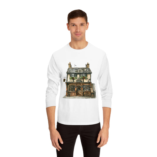 Unisex Classic Long Sleeve T-Shirt - British Historic House - Classic Architectural Elegance