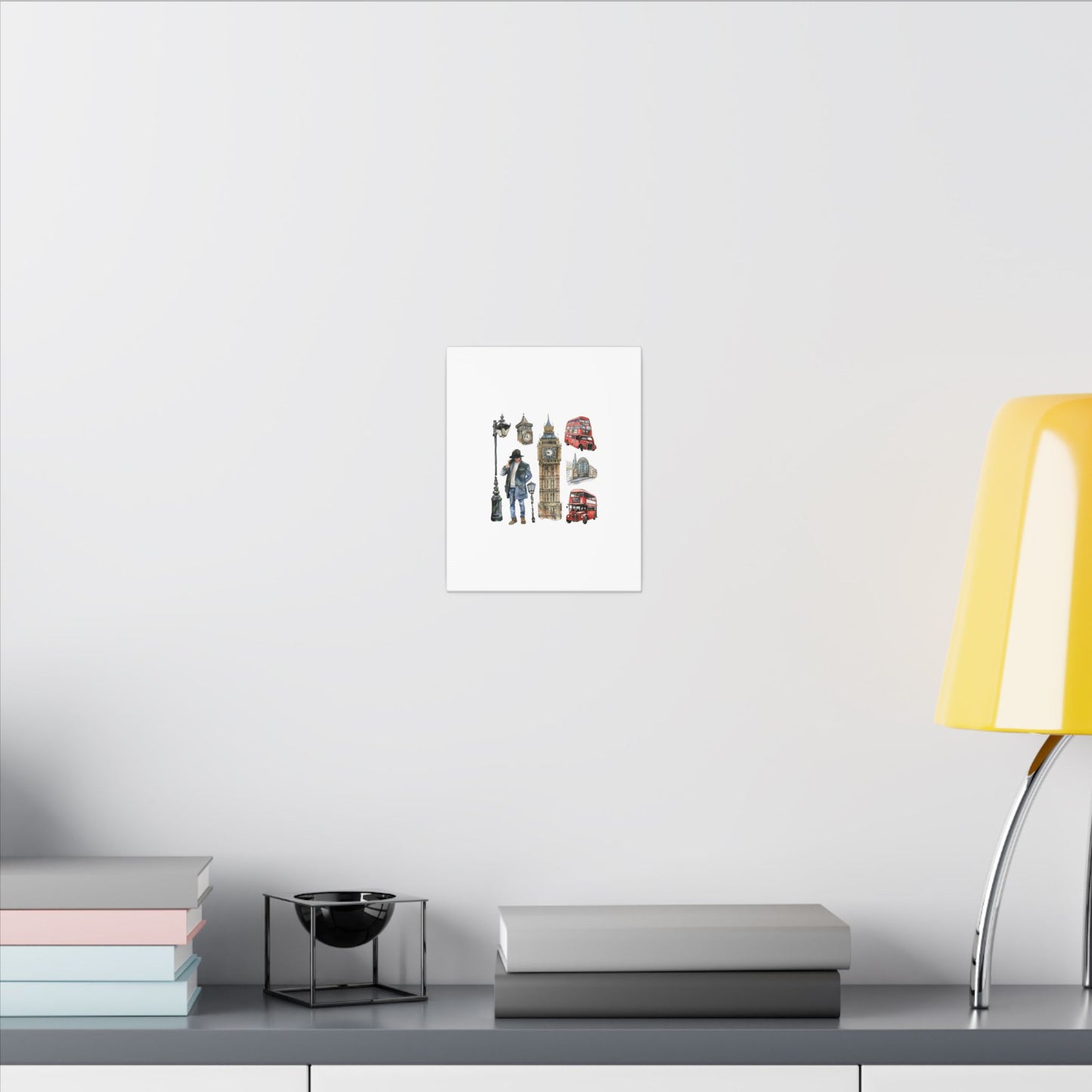 Canvas Art Print, London Skyline, Home Decor, Wall Art, Gift Idea, Travel Memories, Modern Wall Art