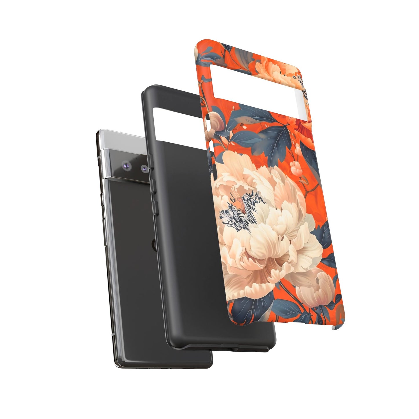 Floral Tough Case, Durable Floral Phone Case, Stylish Protection Case, Gift for Her, Spring Accessories, Mother’s Day Gift