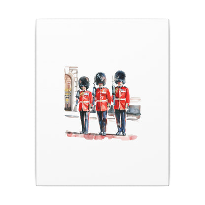 Royal Guards Canvas Print, British Wall Art, Home Decor, Unique Gift, London Culture