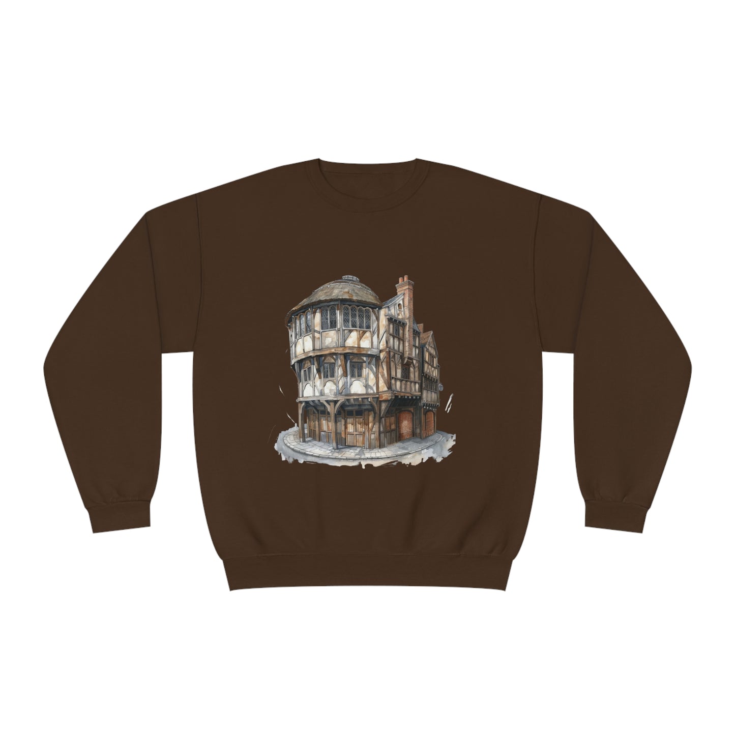 Unisex NuBlend® Crewneck Sweatshirt - Cozy British Pub