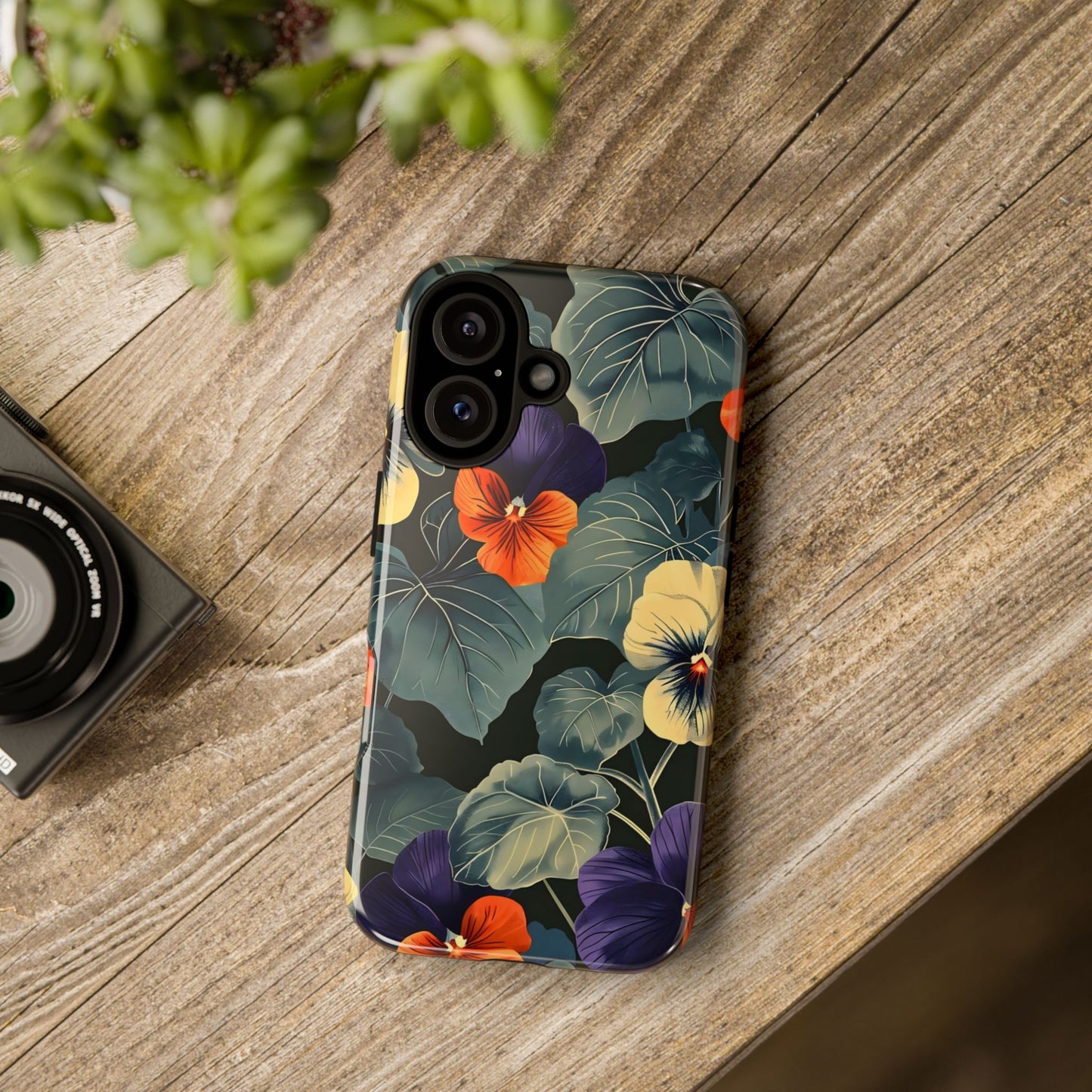 Tough Cases Floral iPhone Case, Tough Phone Cover, Stylish Floral Design, Gift for Her, Summer Vibe, Durable Protective Case