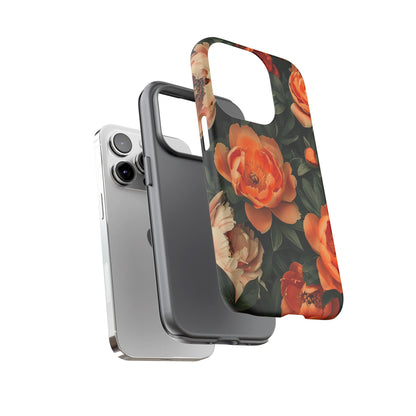 Stylish Floral Phone Case, Tough Cases, Floral Phone Cover, Gift for Her, Spring Accessories, Mother's Day, Phone Protection
