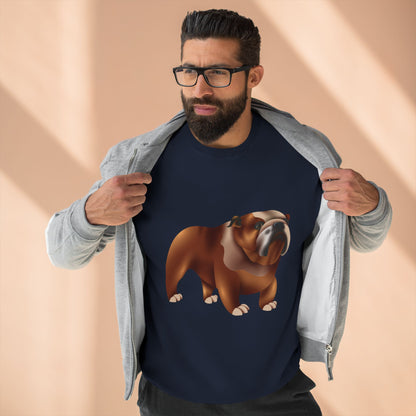 Unisex Crewneck Sweatshirt - Adorable British Dog