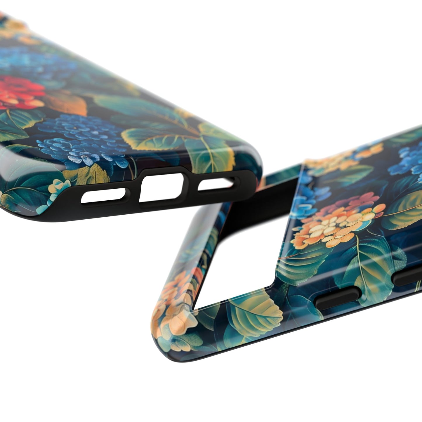 Floral Phone Case, Stylish Tough Case for Gardener Gift, Flower Lover Accessory, Pretty Floral Design, Protective Case